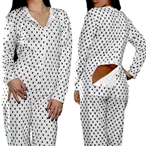 PLAYBOY Intimates & Sleepwear Playboy Logo One Piece Pajamas Onesie Poshmark